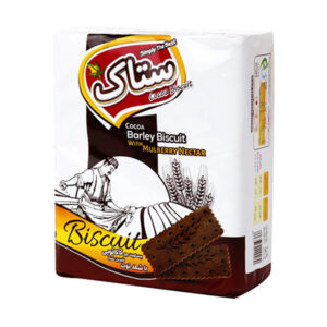 بيسكوييت جو خوشه كاكائويي بسته سلفوني 190 گرمي ستاك