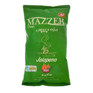 مزه چيپس هالوپينو متوسط(40ع-60گ)مزمز