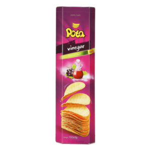 چيپس 100 گرمي قوطي سركه نمكي پوتا