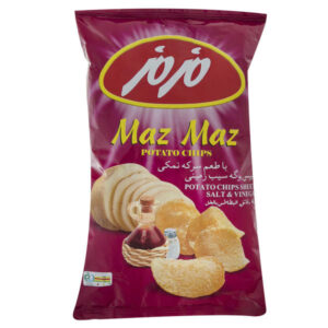 چيپس برگه اي سركه اي بزرگ(36ع-105گ)مزمز