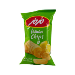 چيپس برگه اي ليمويي متوسط (20ع-60گ) مزمز
