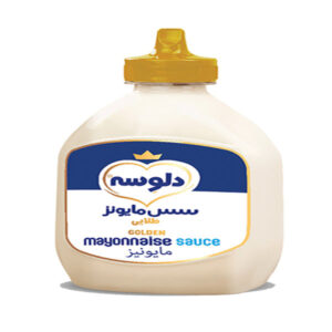 سس مايونز طلايي فشاري 470گرمي دلوسه