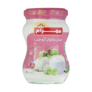 سس مايونز كم چرب شيشه 265 گ مهرام