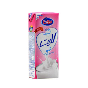 شير يك ليتري ساده كم چرب اسكوئر ميهن