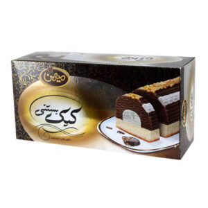 كيك بستني كاكائو وانيل با كيك وانيل ميهن