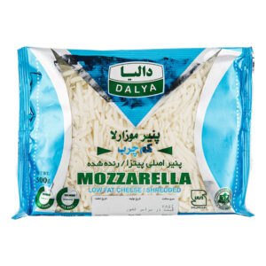 پنير پيتزا رنده شده 500gكم چرب ( موزارلا)داليا