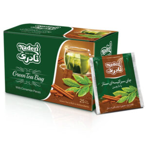 چاي سبز كيسه اي ممتاز با دارچين نادري