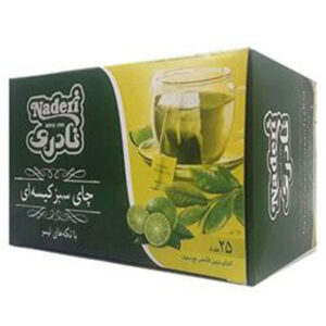 چاي سبز كيسه اي ممتاز با ليمو نادري