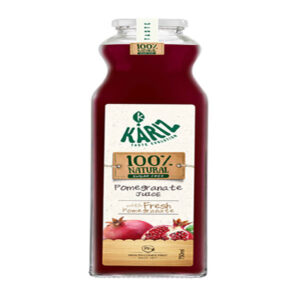 آبميوه صددرصد انار شيشه 750 سي سي كاريز