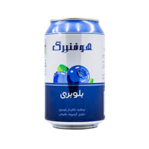 آبميوه گازدار قوطي بلوبري هوفنبرگ