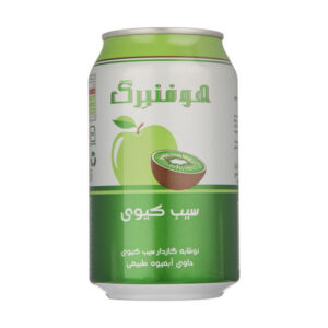 آبميوه گازدار قوطي سيب كيوي هوفنبرگ