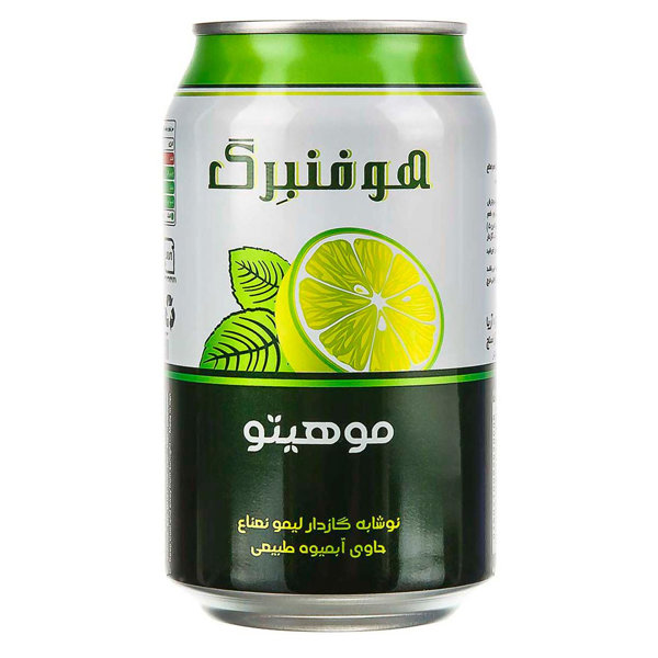 آبميوه گازدار قوطي موهيتو هوفنبرگ آبميوه گازدار قوطي موهيتو هوفنبرگ