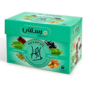 دمنوش چاي سبز و زيره14عددي رستني