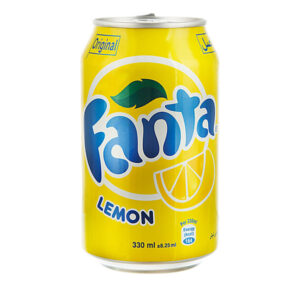 نوشابه قوطي 330 سي سي فانتا ليمويي