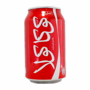 نوشابه قوطي 330 سي سي كوكاكولا