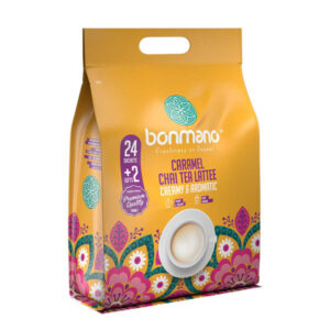 چاي لاته كاراملي ساشه 24 عددي بن مانو